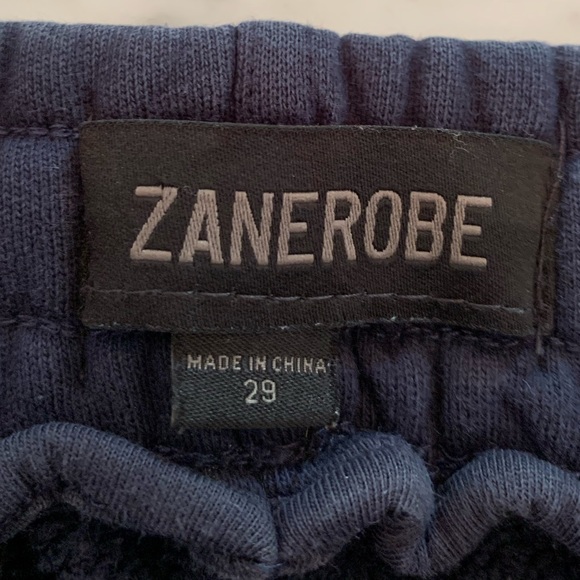 Zanerobe navy track pants with camo stripe down the side size 29 - Picture 9 of 9